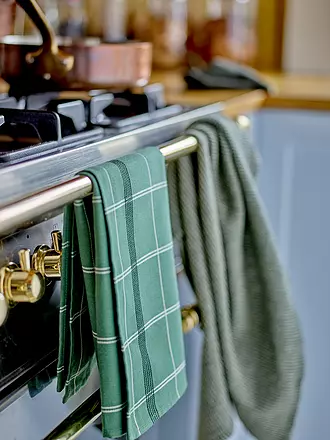 SOEDAHL | Strofinaccio 50x70cm MINIMAL Grigio Pietra | dunkelgrün